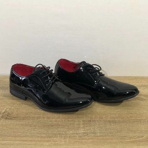 Bruno Marc Men's Size 9.5 Black Square Toe Formal Business Dress Loafer Shoes